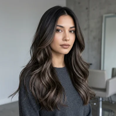 Ash Brown Balayage