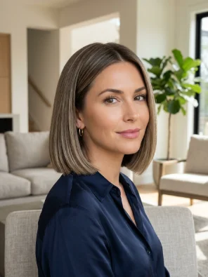 Blunt Layered Bob