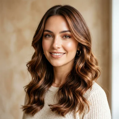 Bronze Brunette Hair