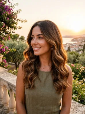 Bronze Brunette Highlights
