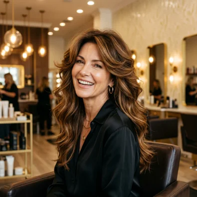 Butterfly Layers for Long Hair