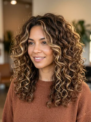 Butterscotch Blonde Pieces for Warm Curls