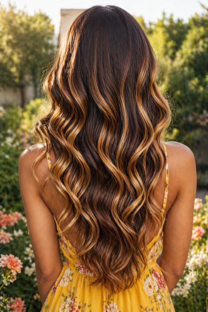 Caramel Ribbon Highlights