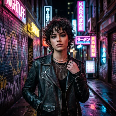 Choppy Curly Pixie