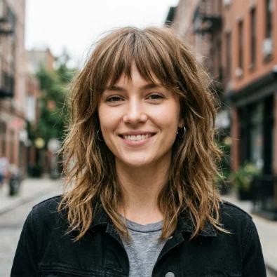 Choppy Hair With Bangs