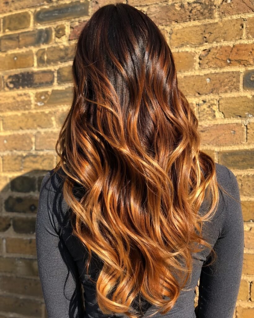 Copper Caramel Highlights