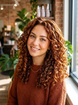 Copper Cinnamon Curls for a Fiery Finish
