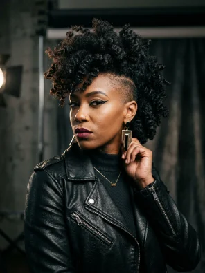 Curly Undercut