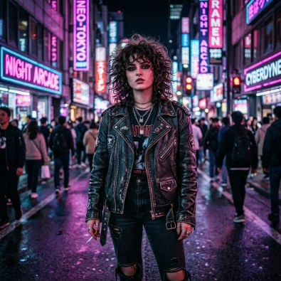 Curly Wolf Cut Layers