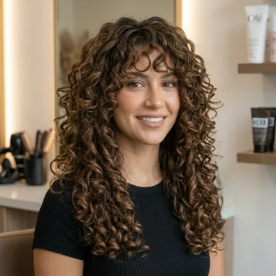 Defined Ringlets Butterfly Hair