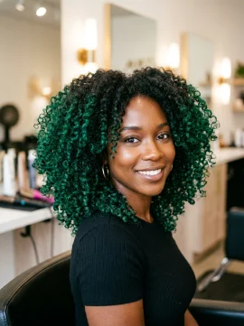 Emerald Green Ends for a Strong Statement
