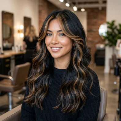 Face-Framing Balayage