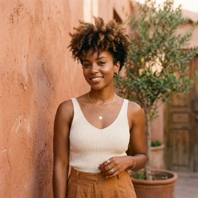 Fluffy Tapered Curls