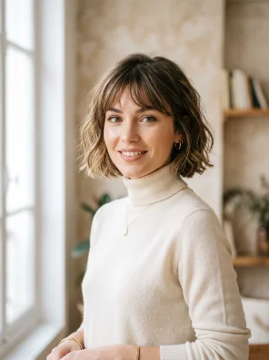 French Bob with Soft Fringe
