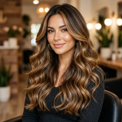 Golden Brunette Balayage