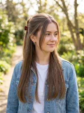 Half-Up Half-Down Hair