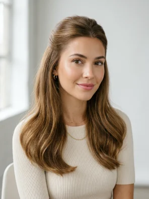 Half-Up Half-Down Hairstyle