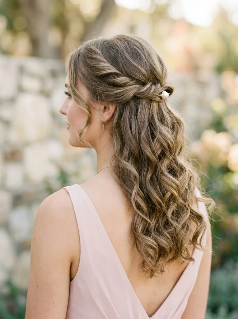 backless dress hairstyles for long hair 15 Bridesmaid Colour: LEMON Vintage Strapless A-Line Wedding SIZE:20