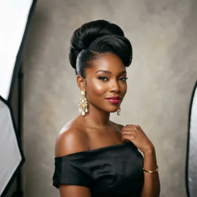 High French Roll Updo