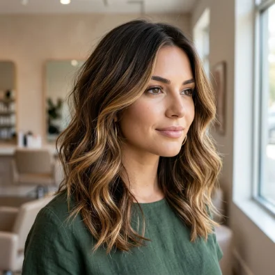 Honey Brown Balayage