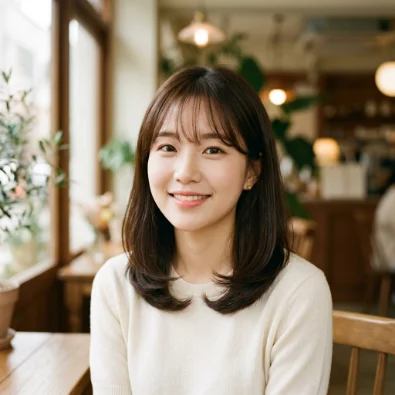 Korean-Inspired Bangs