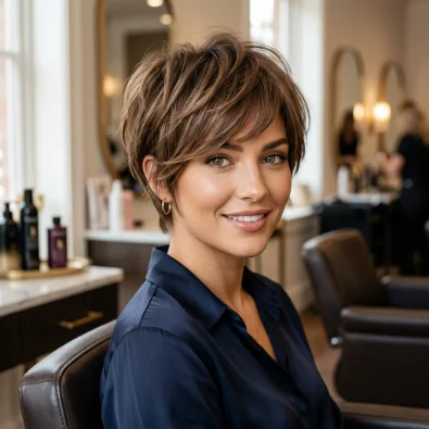 Layered Bangs