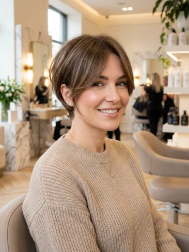 Pixie Bob With Face-Framing Pieces