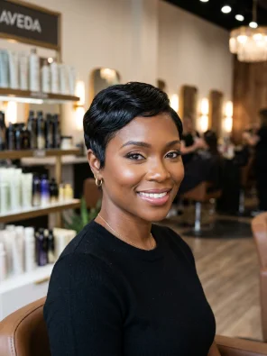 Pixie Cut for Relaxed Hair