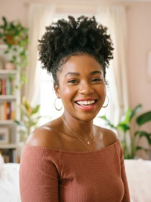 Short Afro Puff