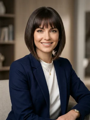 Short Angled Bob with Bangs