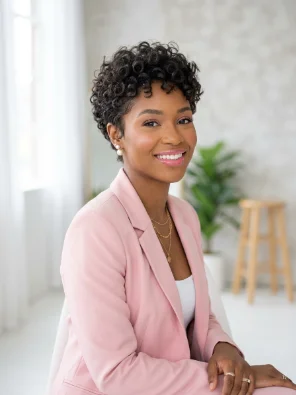 Short Curly Pixie