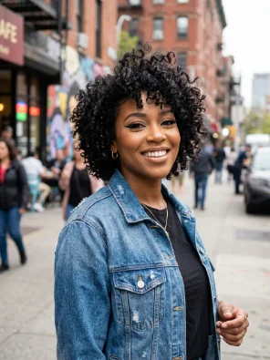Short Curly Shag