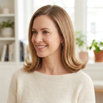 Shoulder-Length Cut with Flipped Ends