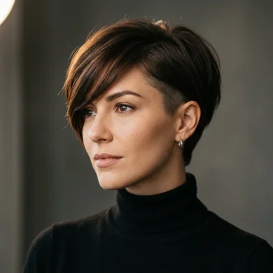 Side Bangs and Undercut