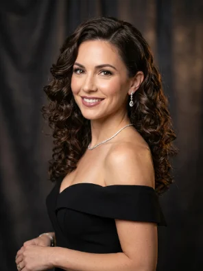 Side-Parted Soft Curls