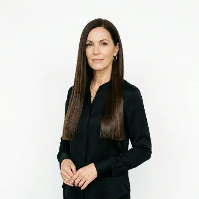 Sleek Long Hair with Blunt Ends