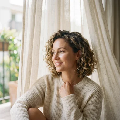 Soft Focus Curly Bob