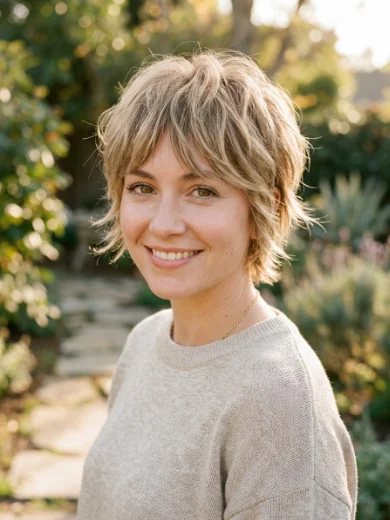 Soft Shaggy Pixie