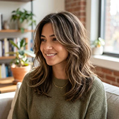 Textured Medium Butterfly Haircut