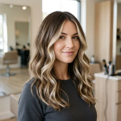 Vanilla Blonde Balayage