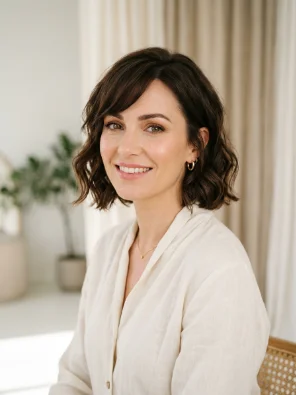 Wavy Bob with Side Bangs