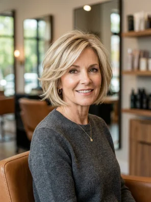 Airy Layered Cut for Fine Hair