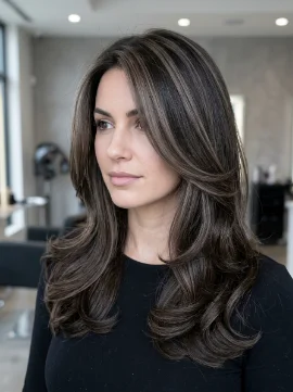 Ash Brown Partial Highlights