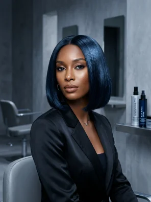 Blue-Black for a Sharp Shine