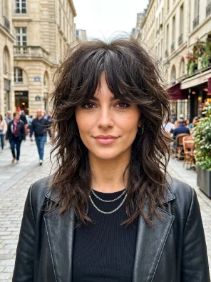 Bold Choppy Wolf Cut