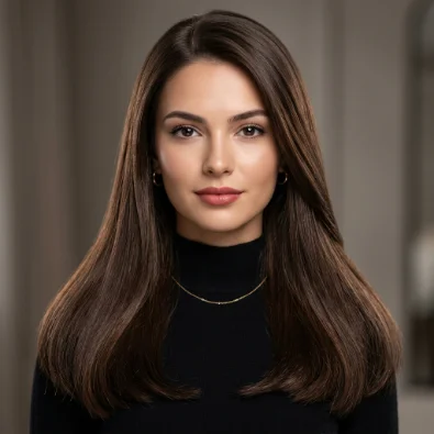 Classic Dark Chocolate Brown Hair Color