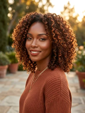 Copper Brown for Warm Skin Tones