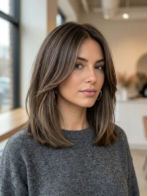 Face-Framing Layers With a Blunt Lob