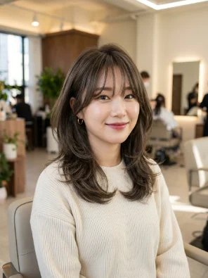 Korean-Inspired Wolf Cut