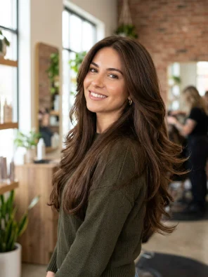 Long Layers for Thick Hair